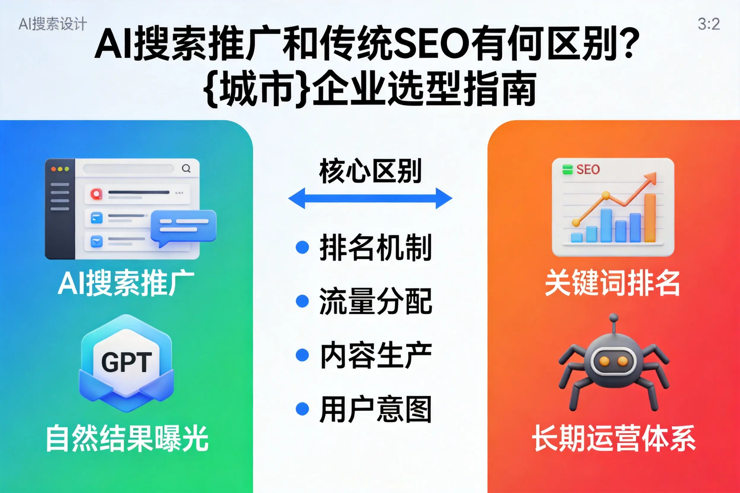 AI搜索推广和传统SEO有何区别？营口企业选型指南