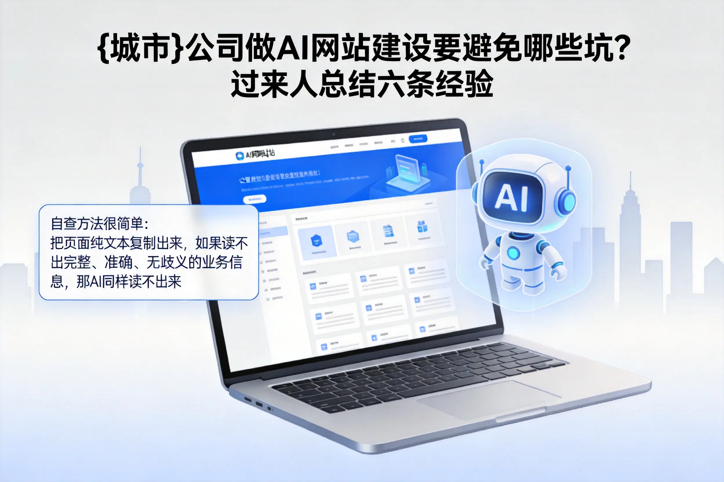 营口公司做AI网站建设要避免哪些坑？过来人总结六条经验