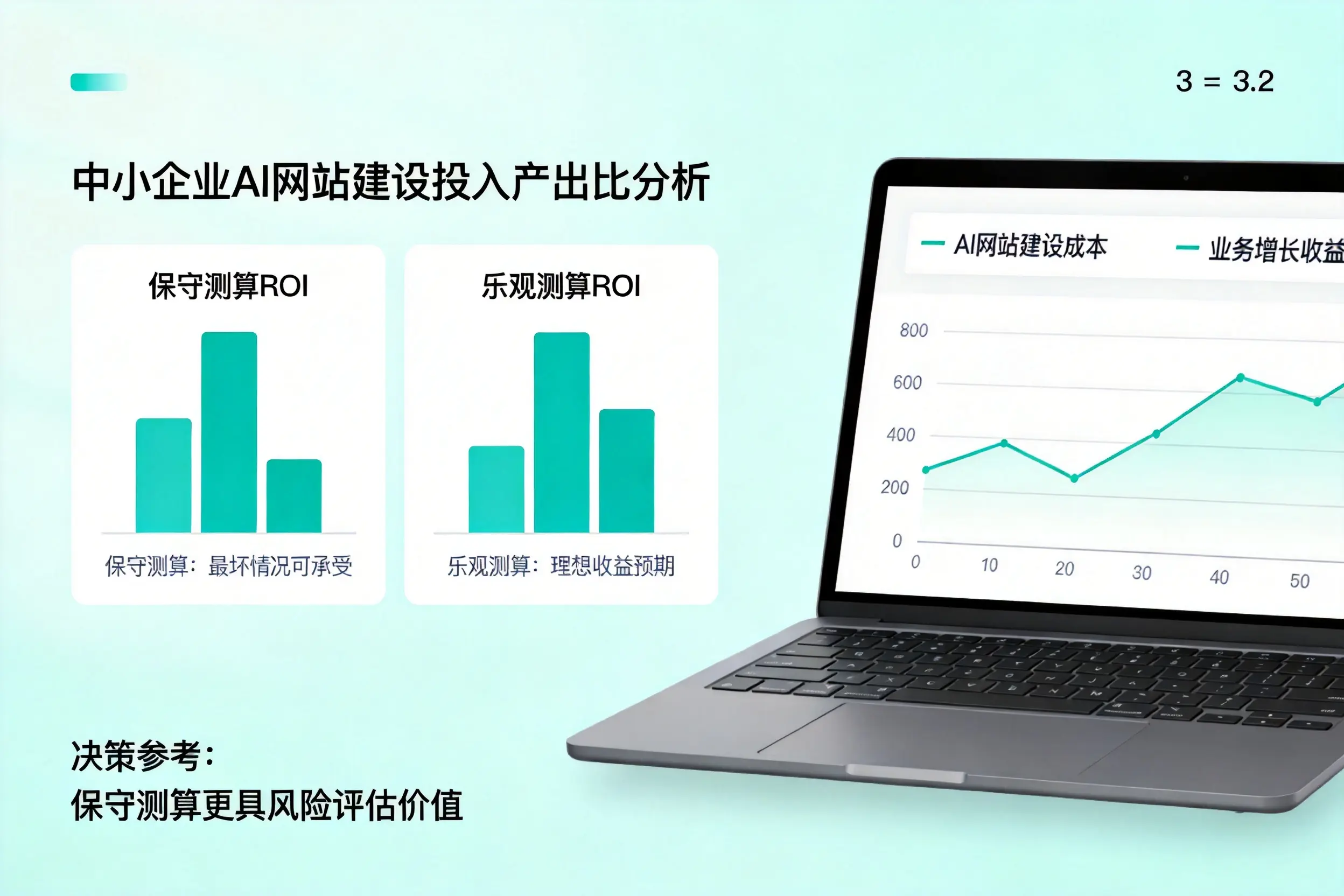 营口中小企业AI网站建设投入产出比怎么算？先看这份分析