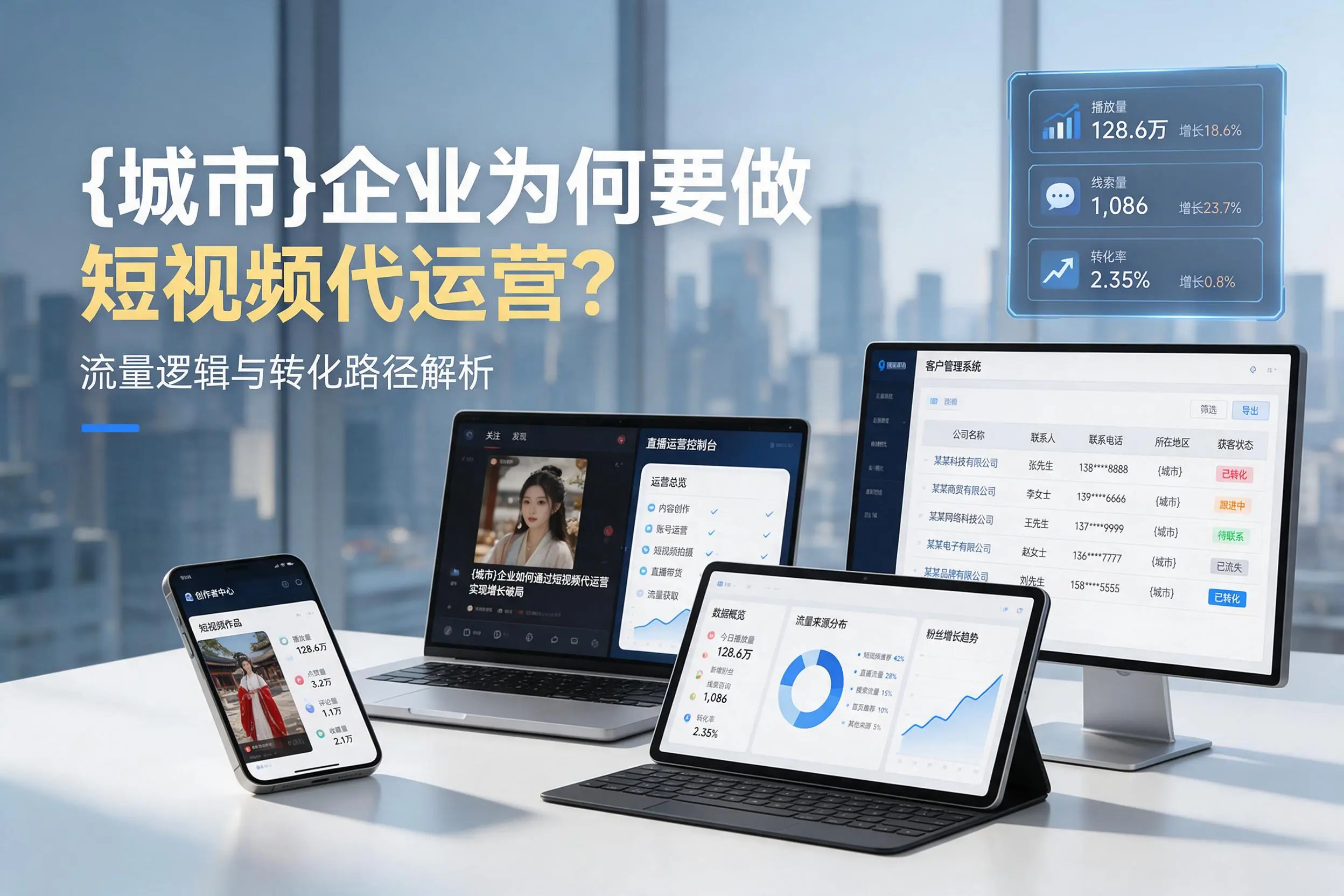 营口企业为何要做短视频代运营？流量逻辑与转化路径解析