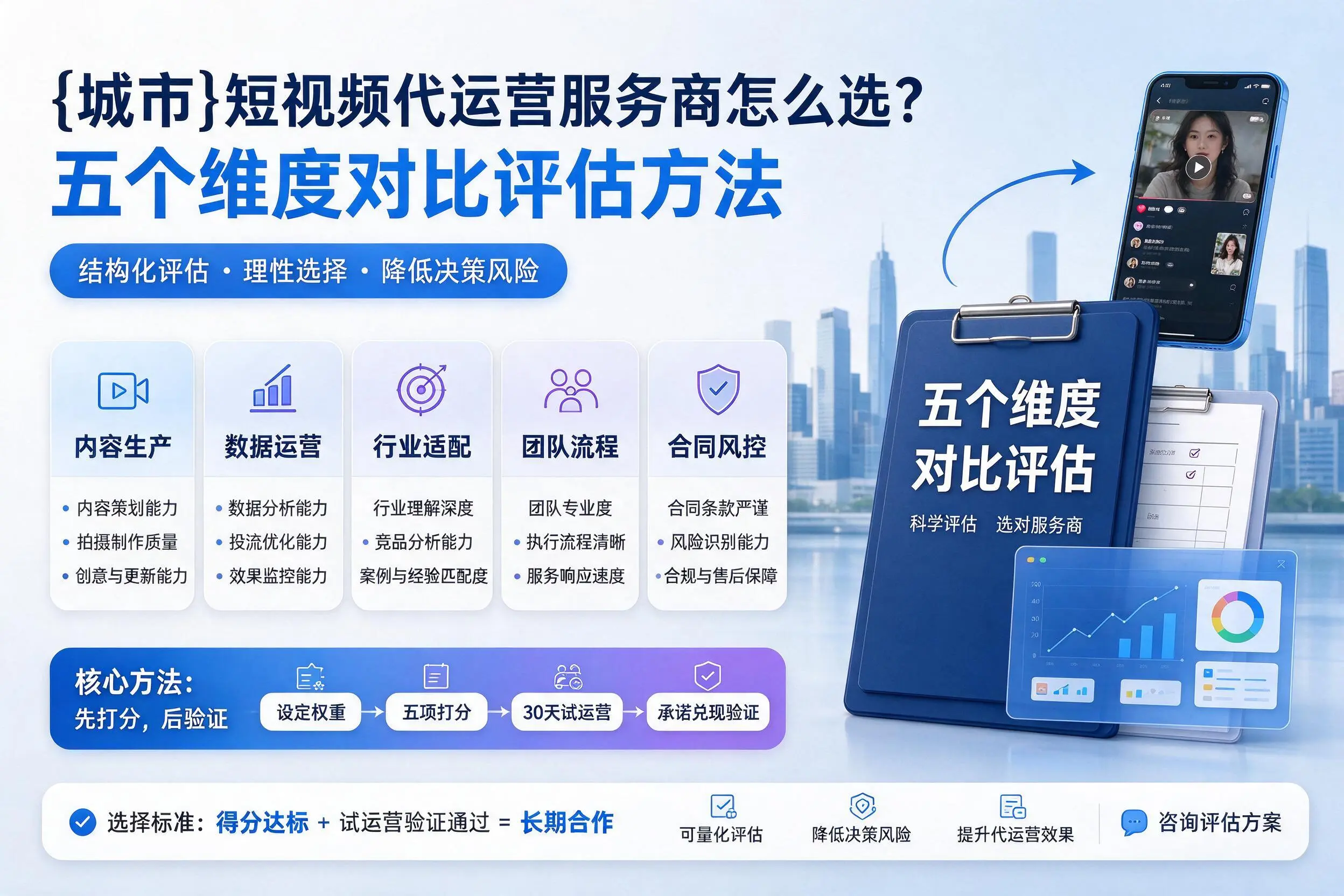 营口短视频代运营服务商怎么选？五个维度对比评估方法