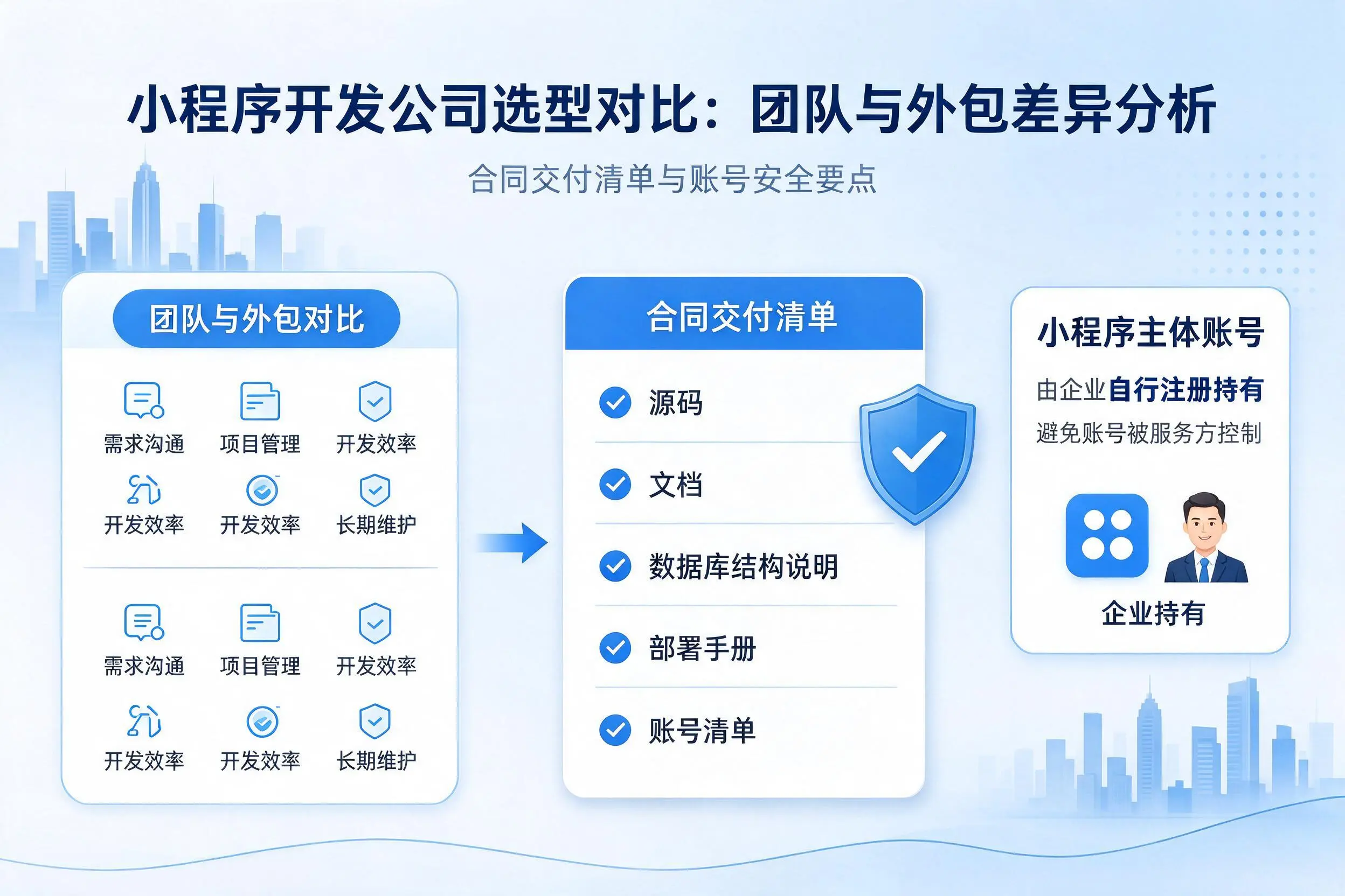 营口小程序开发公司选型对比：团队与外包差异分析