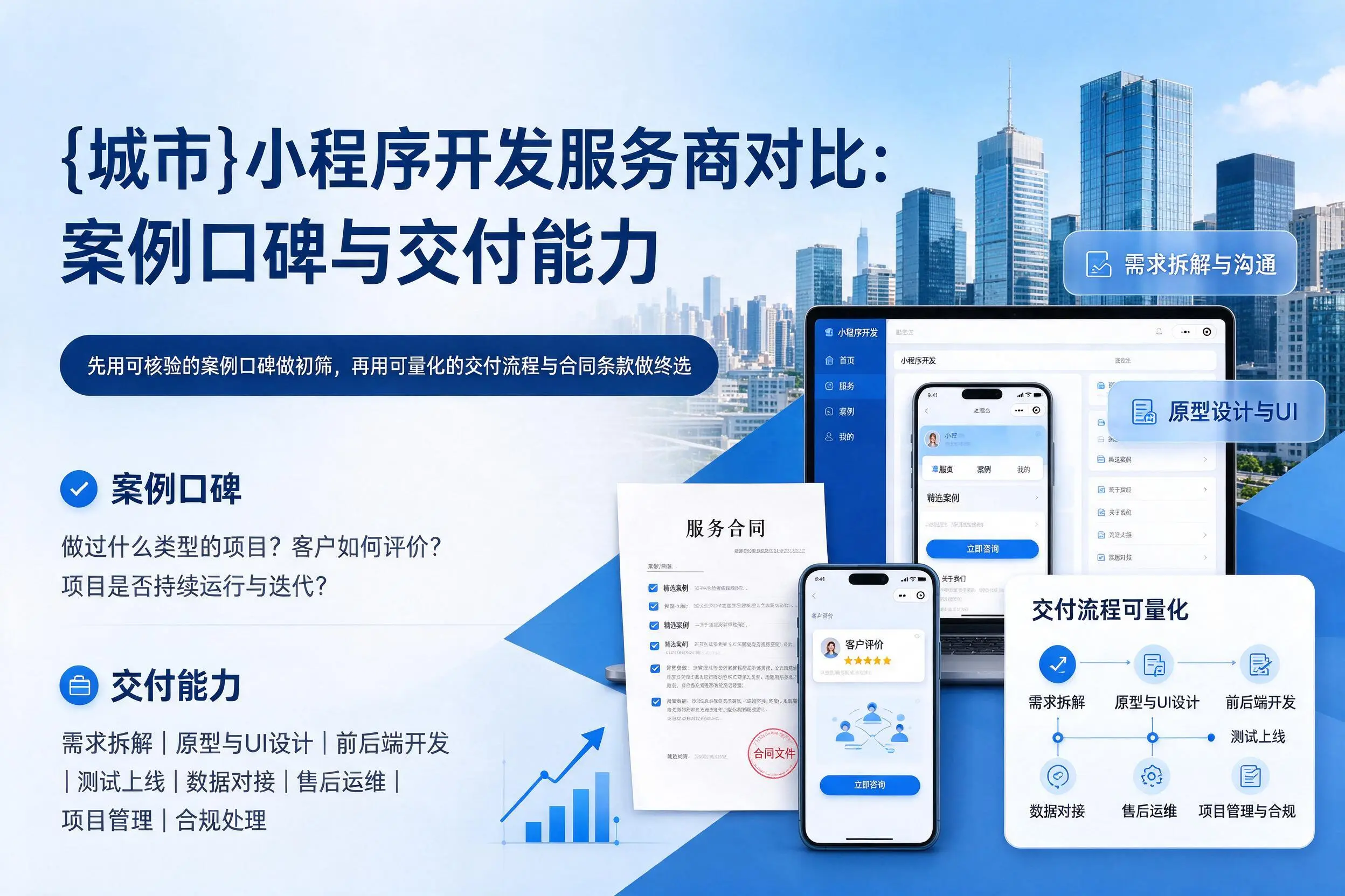 营口小程序开发服务商对比:案例口碑与交付能力