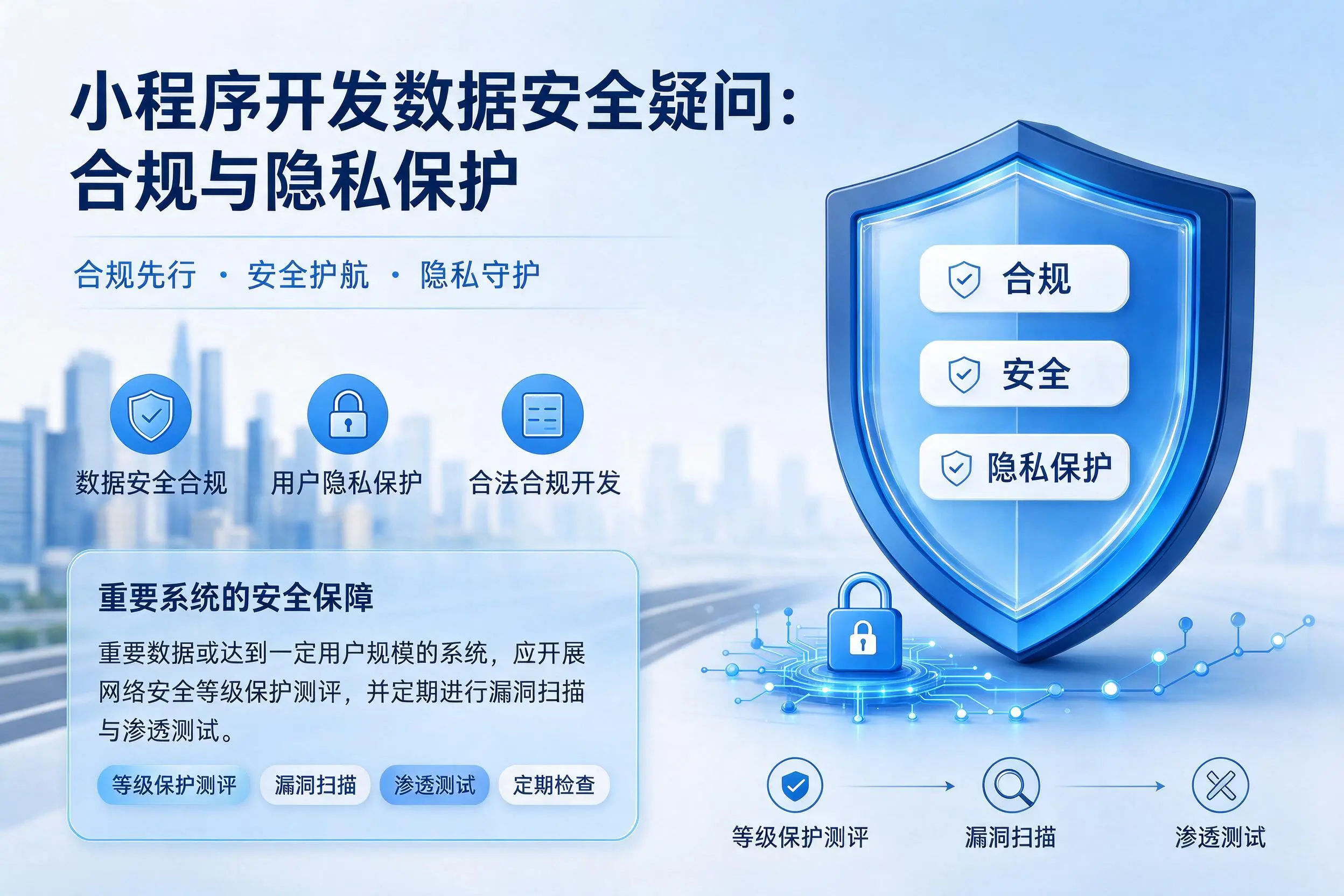 营口小程序开发数据安全疑问：合规与隐私保护