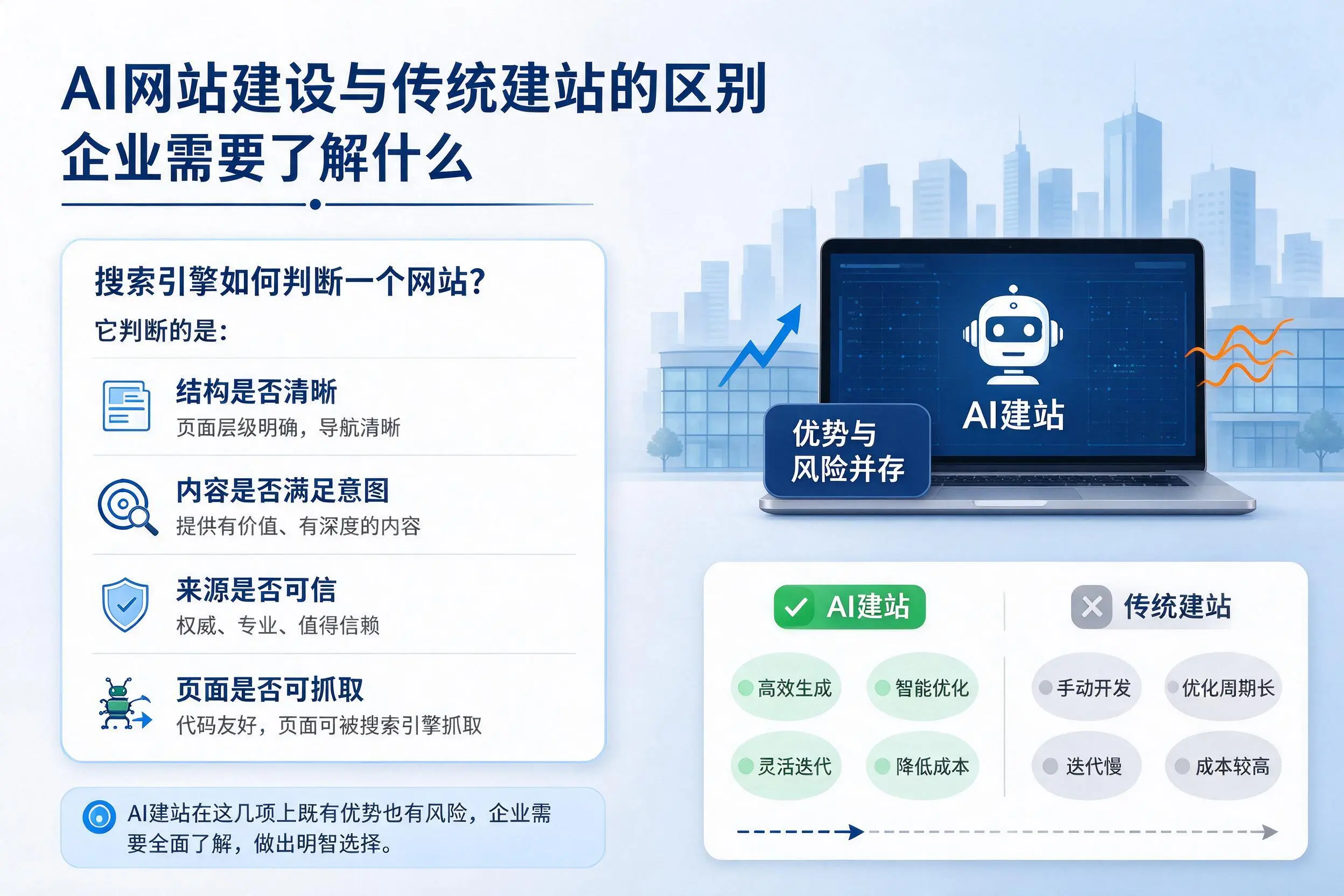 AI网站建设与传统建站的区别,营口企业需要了解什么