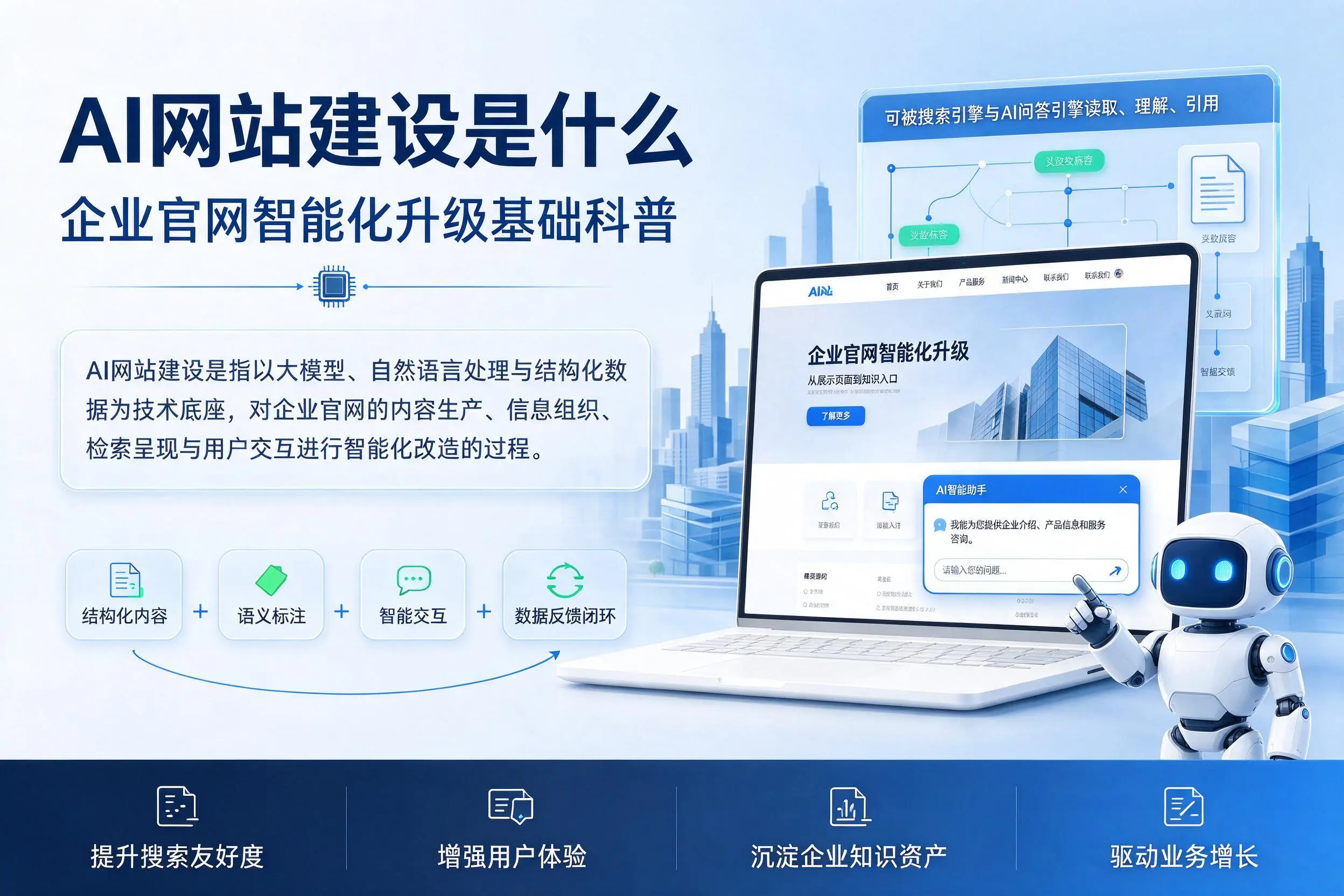 AI网站建设是什么：营口企业官网智能化升级基础科普