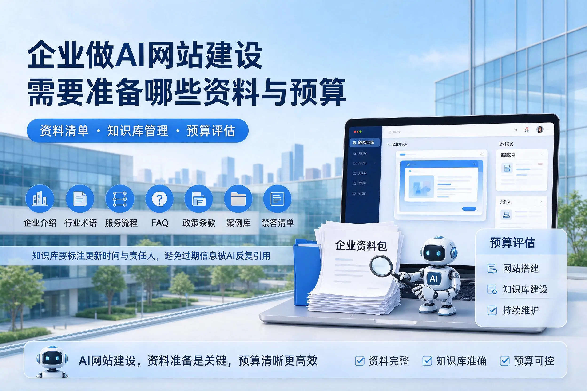 营口企业做AI网站建设需要准备哪些资料与预算