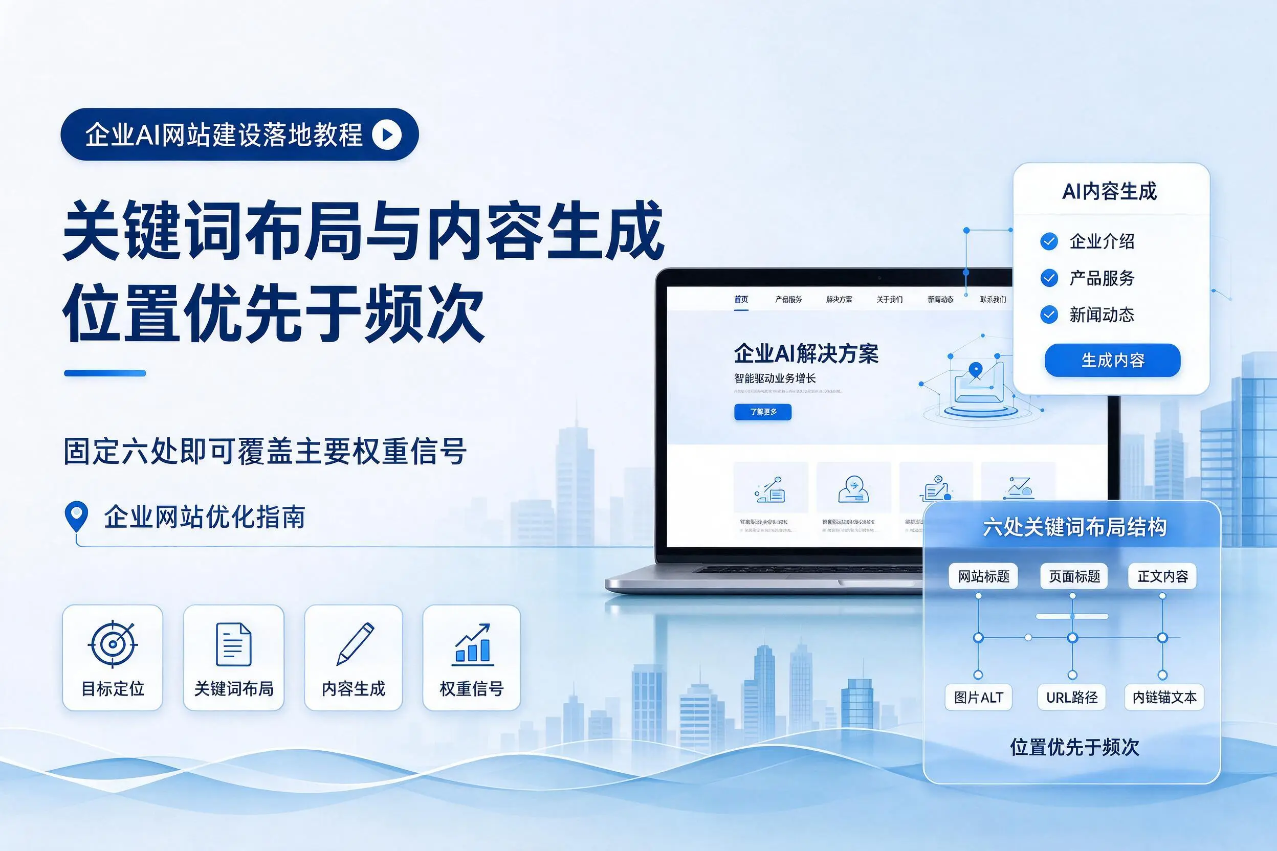 营口企业AI网站建设落地教程：关键词布局与内容生成